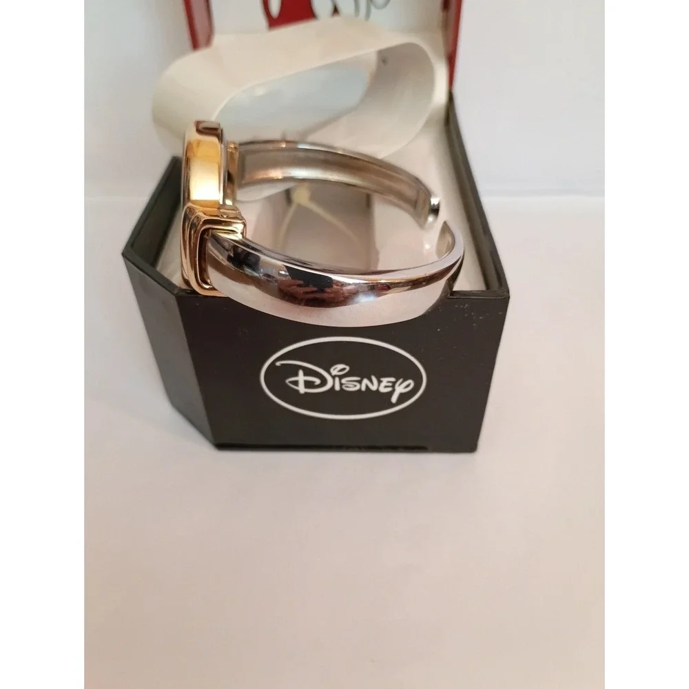 M.Z. Berger & CO Minnie Mouse Women's Watch Gold Tone Bracelet